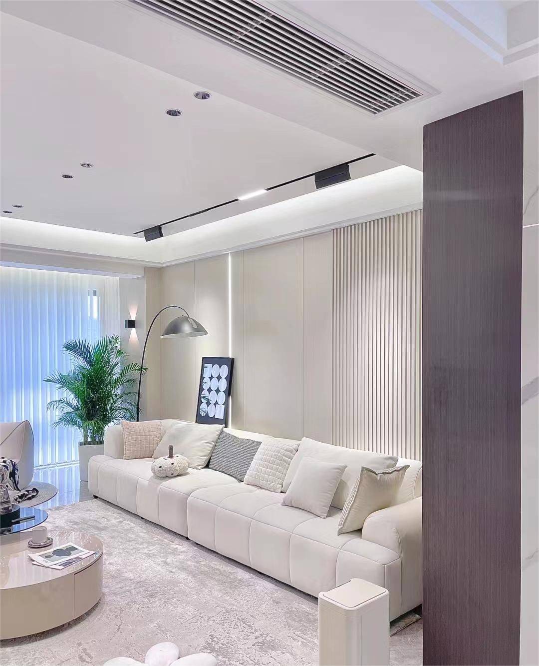 碳晶板沙发背景墙效果图大全