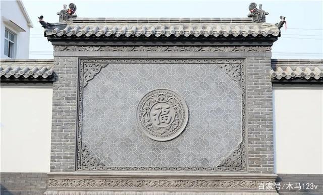 农村大门屏风墙图片最新款