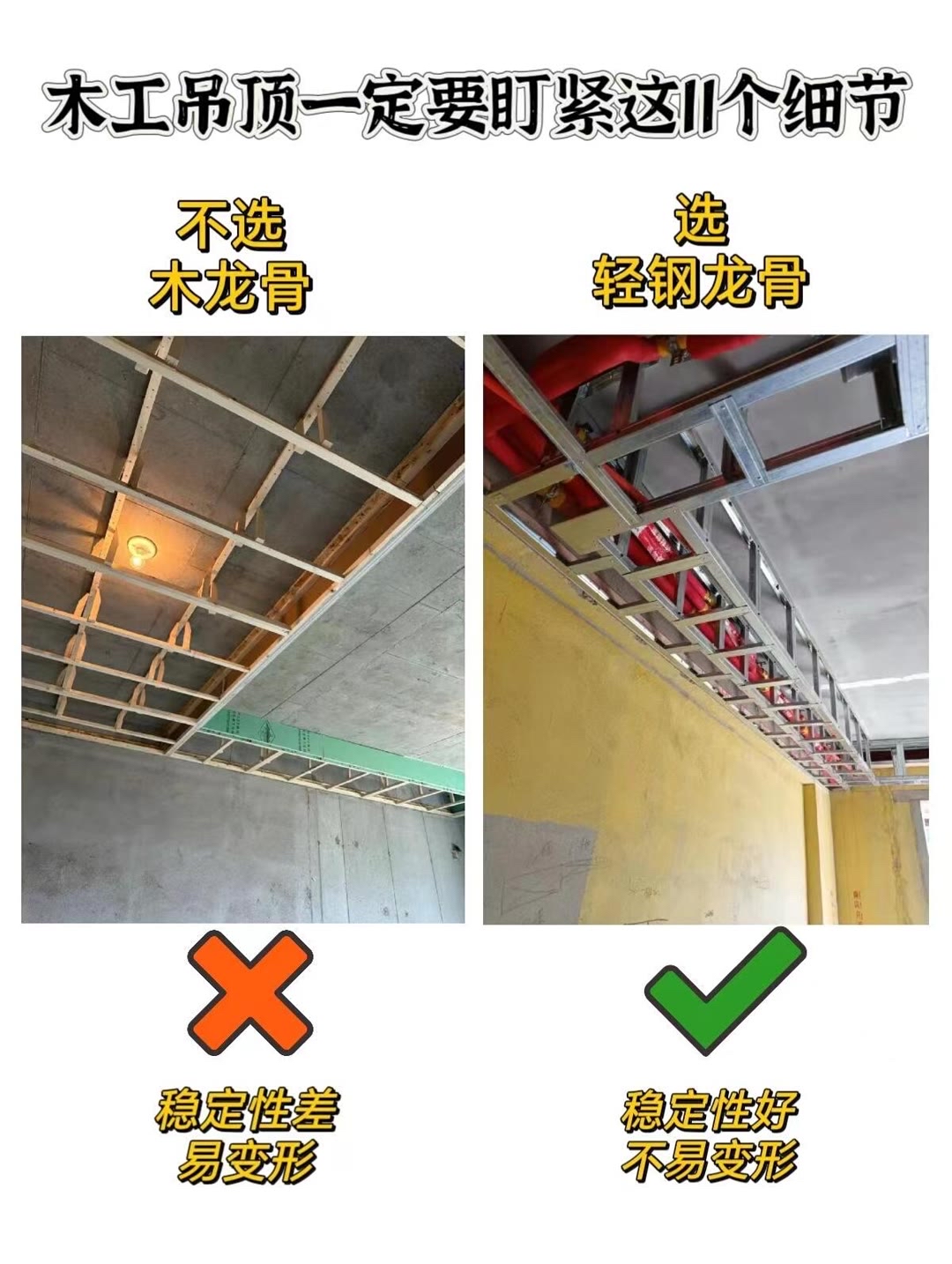 轻钢龙骨质量好与坏怎么辨别