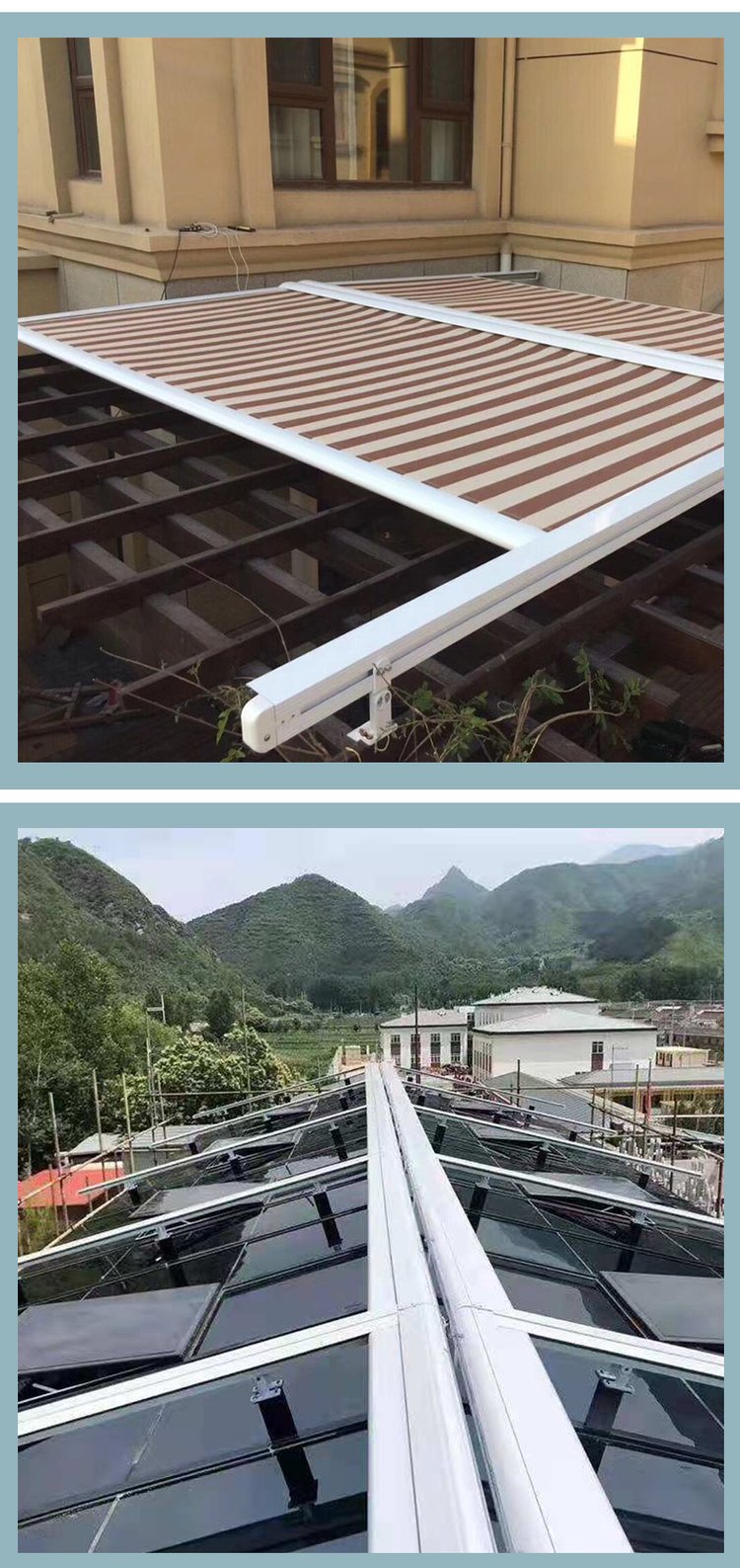 阳光棚遮阳帘多少钱一平方米
