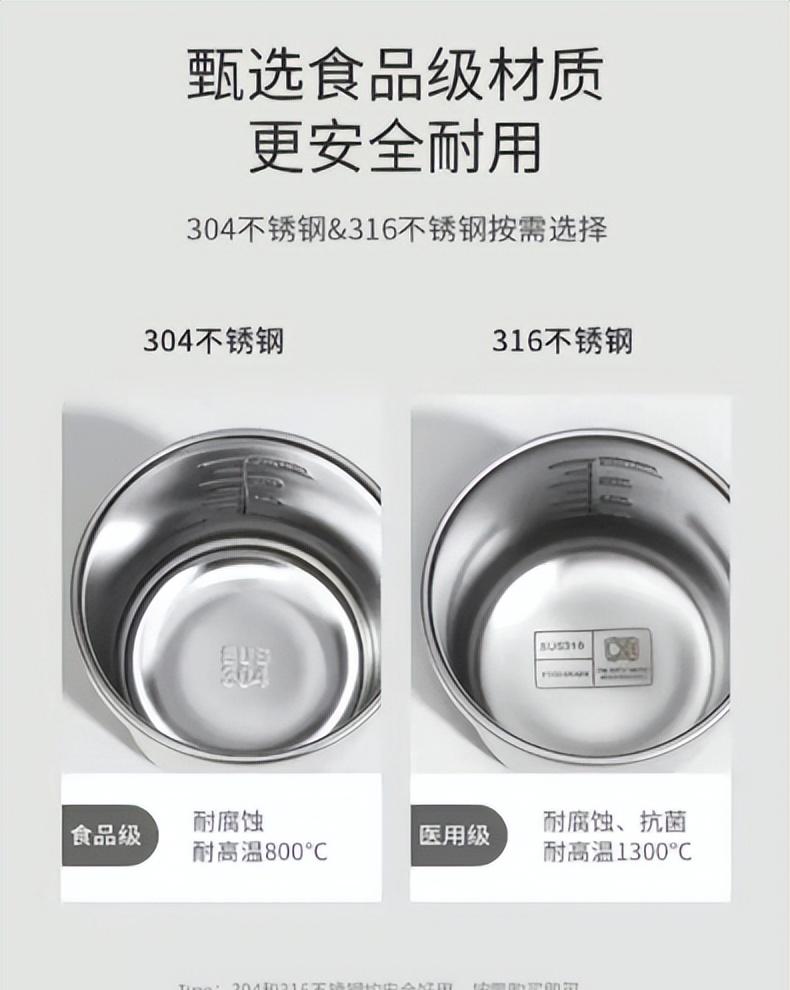 304和316保温杯的区别在哪里呢