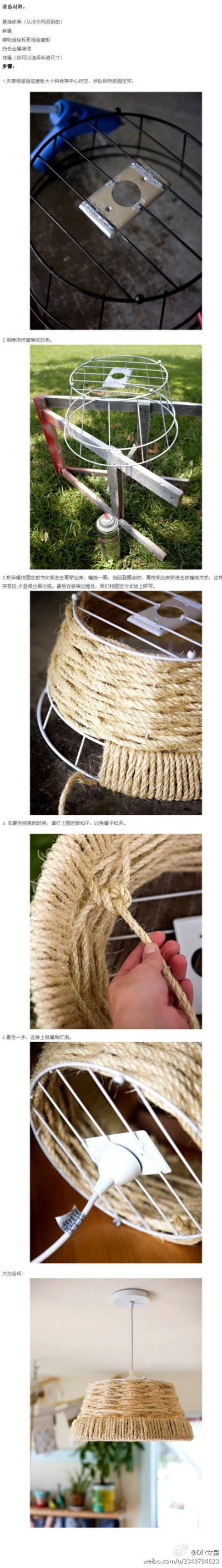 楼梯扶手麻绳缠法视频大全