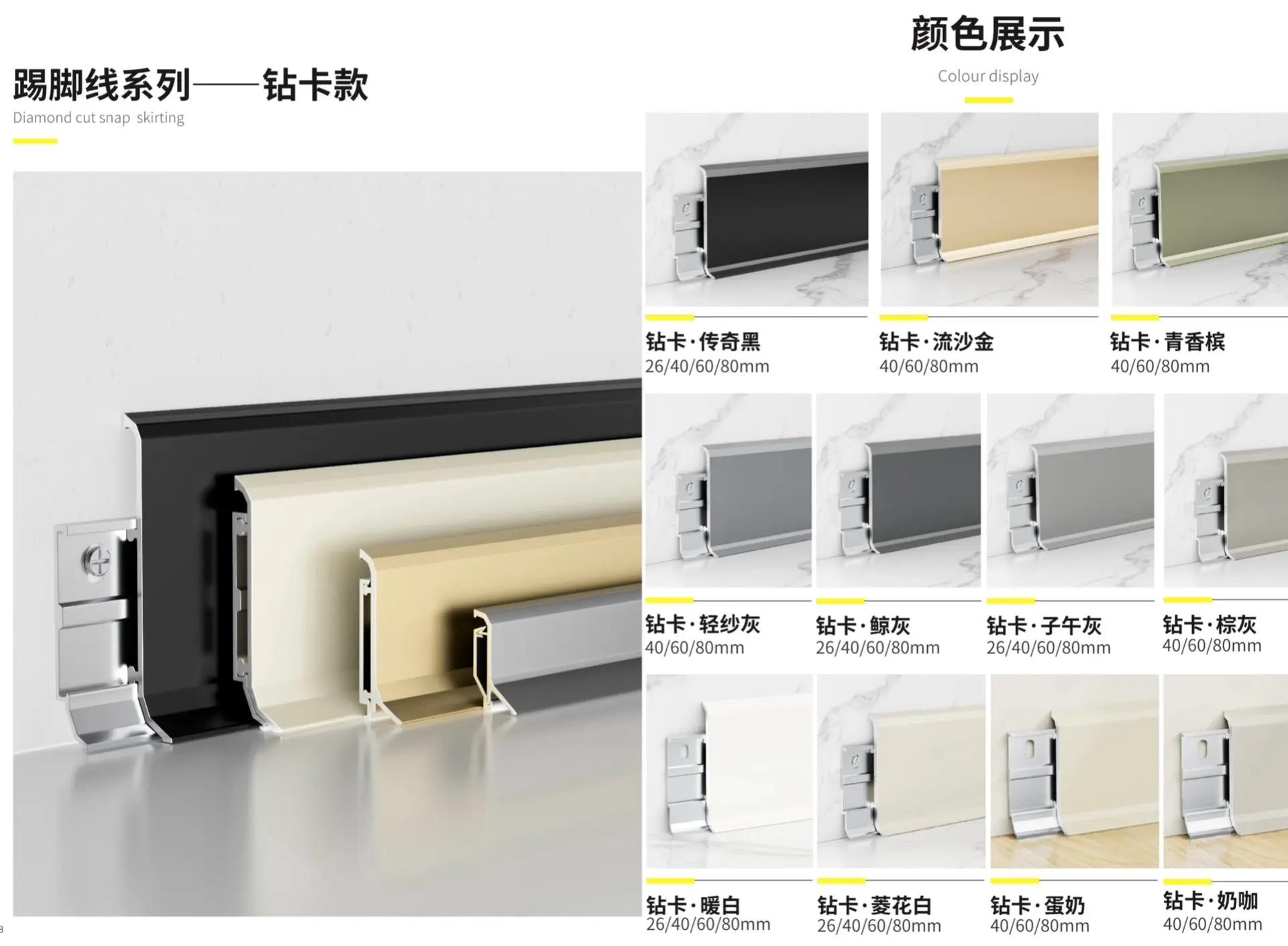 铝合金踢脚线和实木踢脚线哪个好看