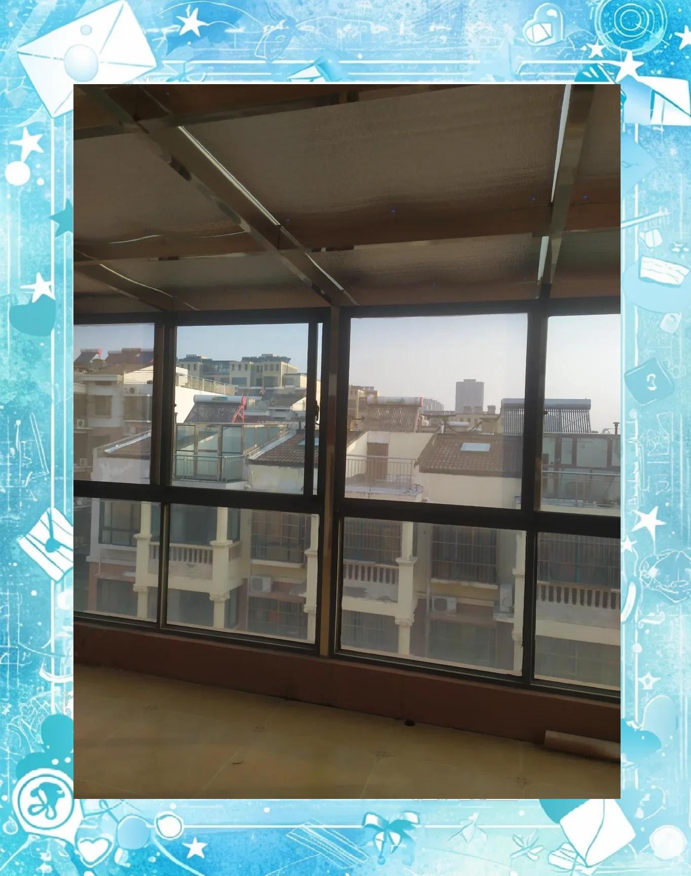 玻璃阳光房屋顶隔热遮阳专用