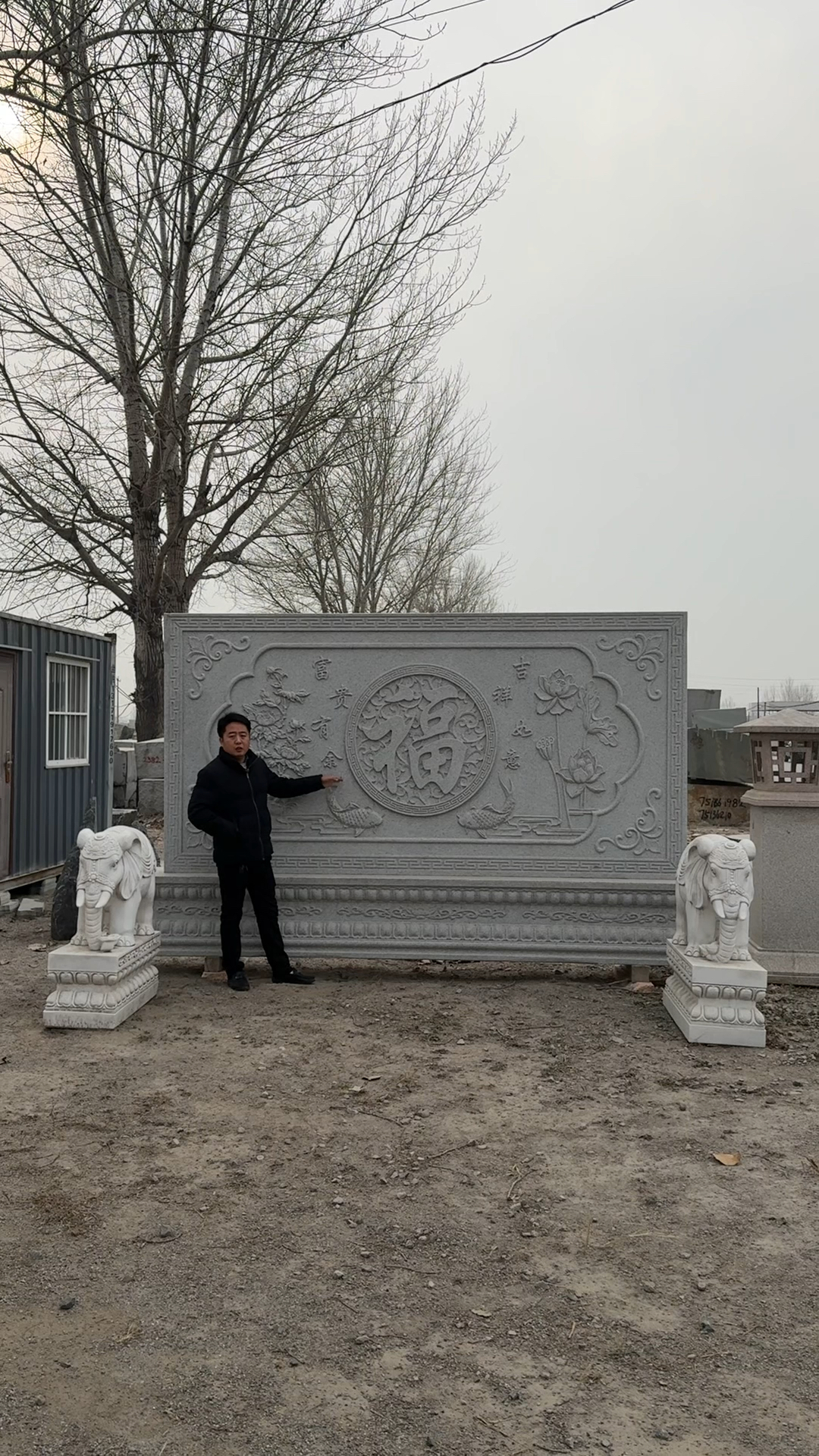 大理石屏风墙雕刻图片大全集